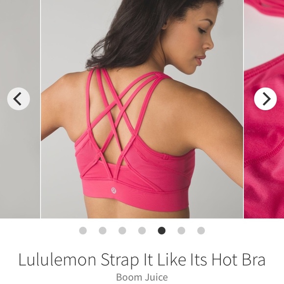 Lululemon Strap It Like Its Hot Bra - Sz 6 - Picture 1 of 5